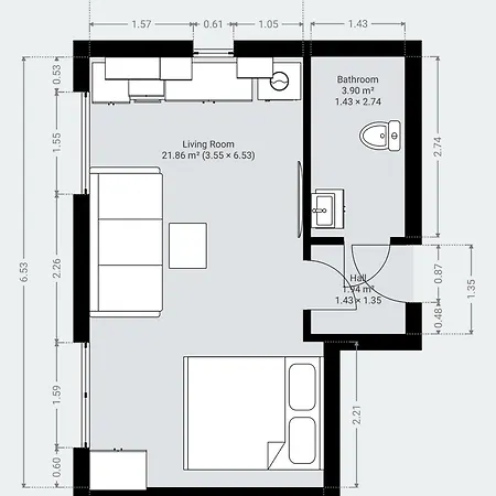 The Dante House Seberov Apartman